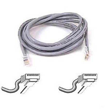 Belkin Cat5e Patch Cable - RJ-45 Male Network - RJ-45 Male Network - 25ft - Gray