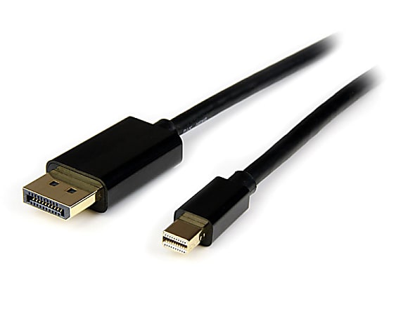 StarTech.com 4m (13ft) MiniPort toPort 1.2 Cable, 4K x 2K mDP toPort Adapter Cable, Mini DP to DP Cable