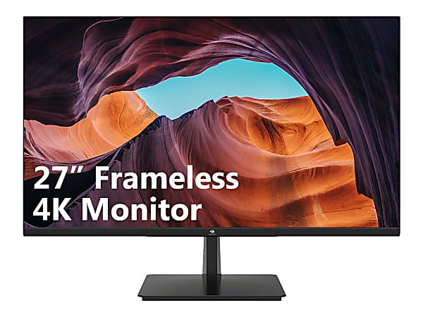Z-edge U27I4K - LED monitor - 27" - 3840 x 2160 4K @ 60 Hz - IPS - HDR10 - 4 ms - 2xHDMI, 2xDisplayPort - speakers - black