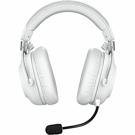 Logitech G PRO X 2 LIGHTSPEED Wireless Gaming Headset Detachable Boom Mic 50mm Graphene Drivers DTSX Headphone 2.0 7.1 Surround BluetoothUSB3.5mm Aux for PC PS5 PS4 Nintendo Switch White Stereo USB Mi...