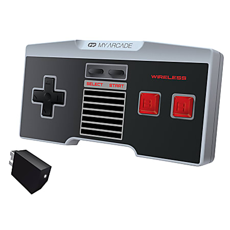 dreamGEAR My Arcade GamePad Classic Wireless Controller For NES Classic Edition, Gray