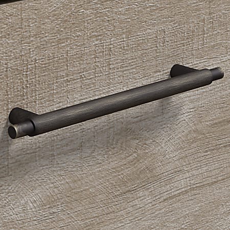 Bush Furniture Key West End Table With Storage Washed Gray Standard