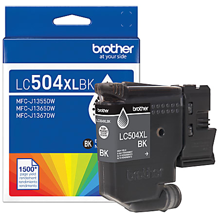 Brother LC504XLBK Black High Yield Ink Cartridge,