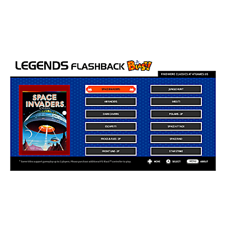 Legends Flashback Blast 12 Built in Games Space Invaders Plus 11 More E23 for sale online 