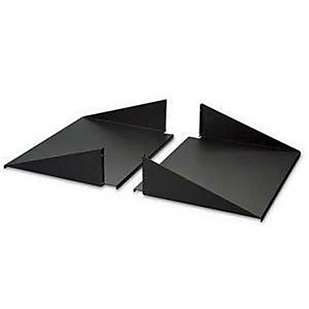 Belkin Double-Sided 2-Post Shelves 30" Depth - Rack shelf - black - 19" (pack of 2)