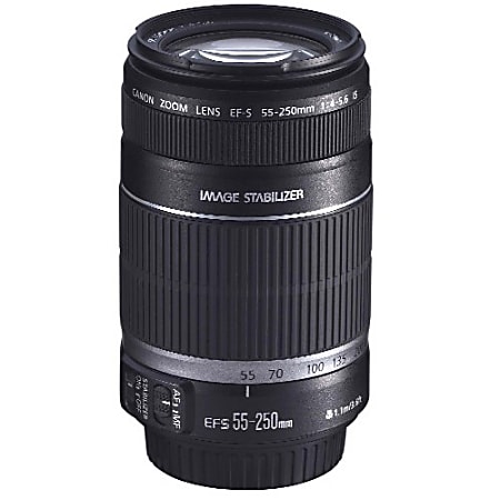 Canon EF-S 55-250mm f/4-5.6 IS Telephoto Zoom Lens - 55mm to 250mm - f/4 to 5.6