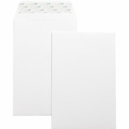 Business Source Self-Seal 6"x9" Catalog Envelopes - Catalog - 6" Width x 9" Length - 28 lb - Self-sealing - Wove - 100 / Box - White