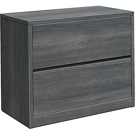 HON® 10500 Series 36"W 2-Drawer Lateral File Cabinet, Sterling Ash