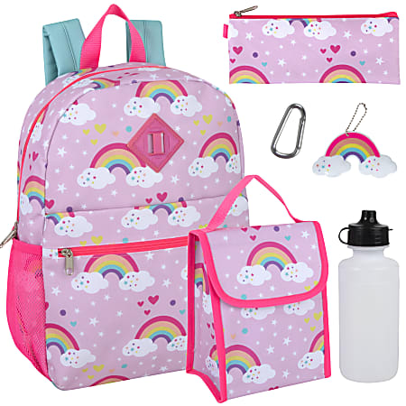 Trailmaker 6-Piece Backpack Set, Pink