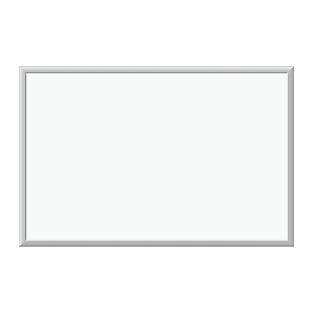 U Brands Magnetic Dry-Erase Board, 36" X 24", Silver Aluminum Frame, Actual Size 35" X 23" (071U00-01)