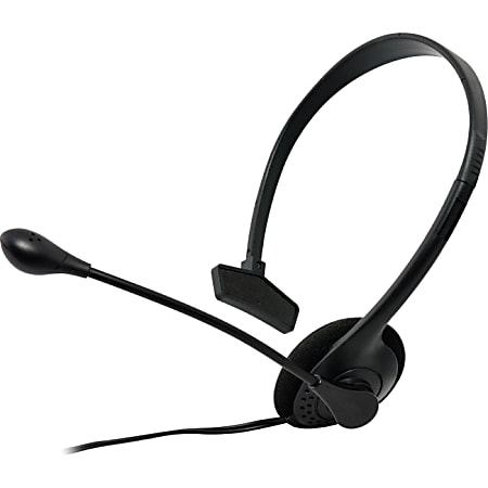 Gear Head AU1200M Monaural Headset with Microphone