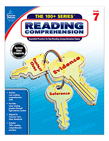 Carson-Dellosa™ 100+ Series™ Reading Comprehension Workbooks, Grade 7