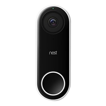 Google™ Nest Hello Doorbell Video, Black/White