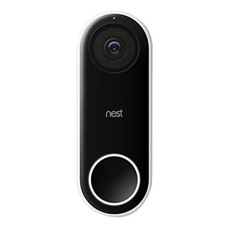 Google™ Nest Hello Video Doorbell, Black/White