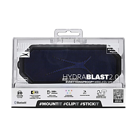 Altec Lansing HydraBlast 2.0 IMW1302 EVERYTHINGPROOF&reg; Bluetooth Speaker, Blue