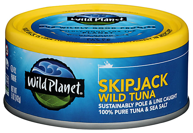 Wild Planet Skipjack Wild Light Tuna, 5 Oz, Total Qty 12