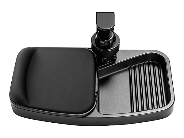 Eaton Tripp Lite Series Under-Desk Clamp Storage Tray w/ Built-In Mouse Pad & Wrist Rest - Mounting kit - for mouse - plastic - black - desk-mountable