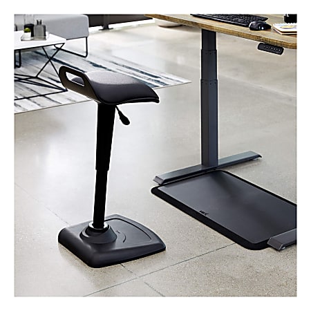 Wobble Stool Standing Desk Balance Office Stool for Active Sitting Black  Adjustable Height 23 33 Sit Stand Up Perching Chair Uncaged Ergonomics -  Office Depot