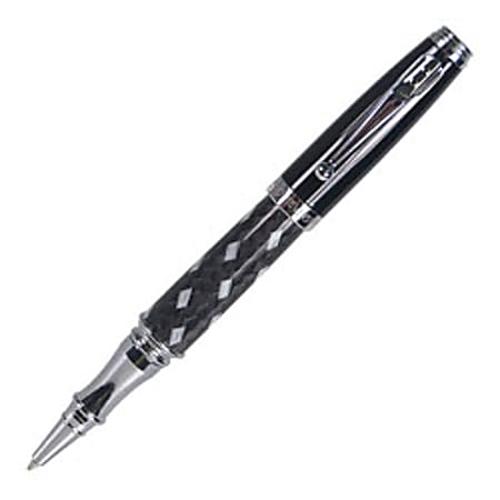 Monteverde® Invincia™ Black Tie Rollerball Pen, Fine Point, 0.7 mm, Assorted Barrels, Black Ink