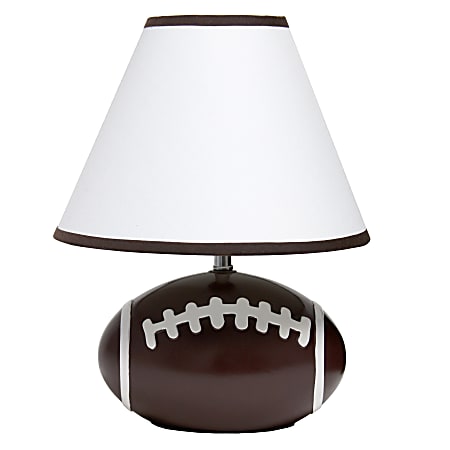 Simple Designs SportsLite Football Base Table Lamp,