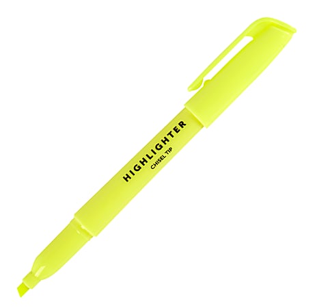 Office Depot Brand Pen Style Highlighters 100percent Recycled Assorted  Colors Pack Of 12 - Office Depot