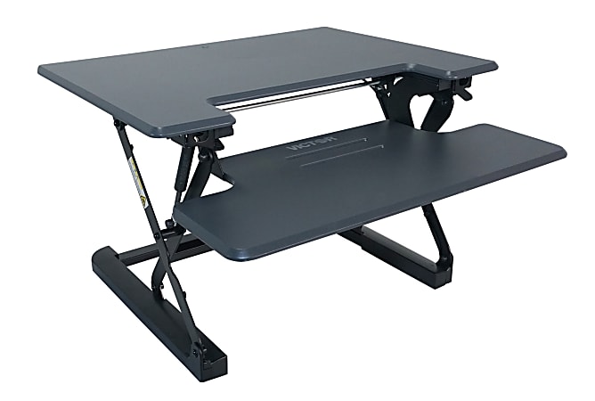 Victor High Rise DCX710 Height Adjustable Standing Desk Riser 31 ...
