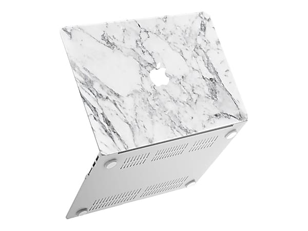 iBenzer Neon Party - Notebook shell case - 13.3" - white marble - for MacBook Pro 13.3" (Late 2016, Mid 2017, Mid 2018, Mid 2019, Early 2020, Late 2020, Mid 2022)