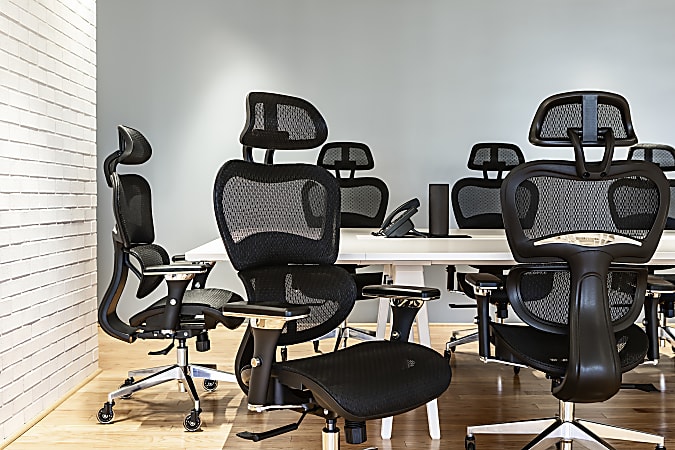 NOUHAUS Ergo3D Ergonomic Office Chair Black Coffee