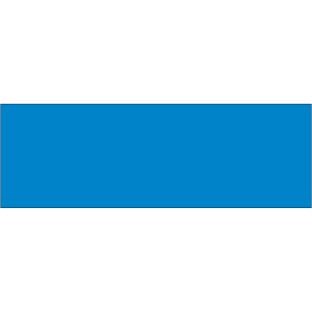 Tape Logic® Write™On Inventory Labels, DL637C, Rectangle, 3" x 9", Light Blue, Roll Of 250
