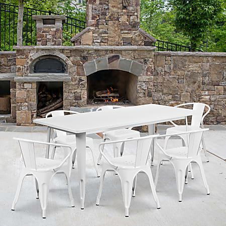 Rectangle patio table and chairs shop