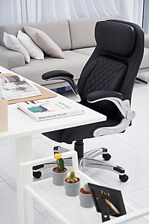 NOUHAUS Posture Ergonomic PU Leather Office Chair Patented 'Click5' Lu –  Nouhaus Inc