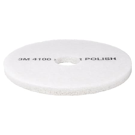 3M 20" Super Polishing Floor Pads in White 4100 New Damaged Box 5 Pads 