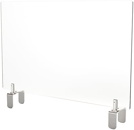 Ghent Partition Extender, 24”H x 36”W, Frosted