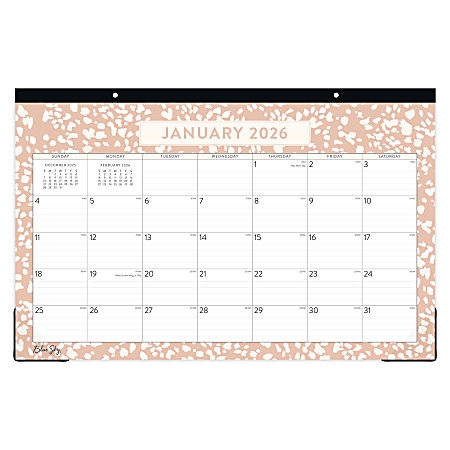 2026 Blue Sky Monthly Desk Pad Calendar, 11" x 17", Natalya, January To December, 148771