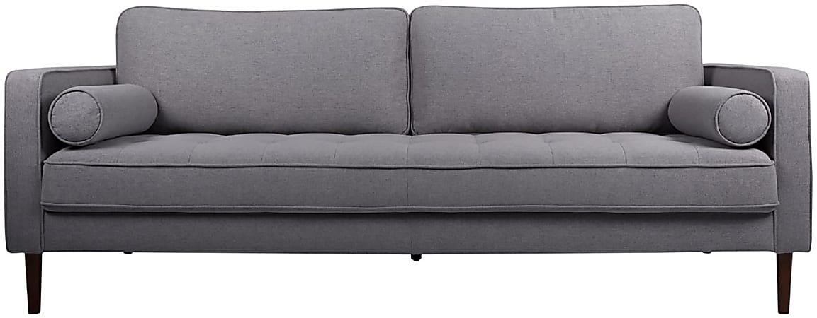 Nouhaus Module Ergonomic Sofa Bed, 34-1/4”H x 37”W x 85-7/8”L, Gray