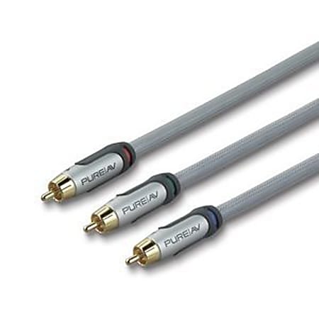 Belkin PureAV Silver Series Component Video Cable - RCA Male - RCA Male - 16ft - White
