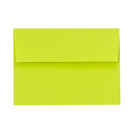 LUX Invitation Envelopes, A1, Peel & Press Closure, Wasabi, Pack Of 500