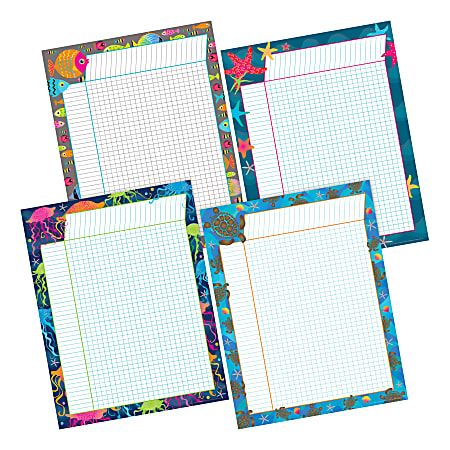 Barker Creek Incentive Charts, 22" x 17", Kai Ola, Pack Of 4 Charts
