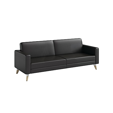 Safco® Resi Lounge Sofa, Black
