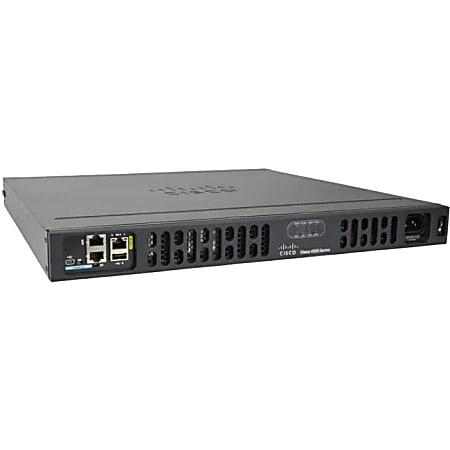 Cisco 4331 Router - 3 Ports - Management Port - 6 - Gigabit Ethernet - 1U - Rack-mountable, Wall Mountable