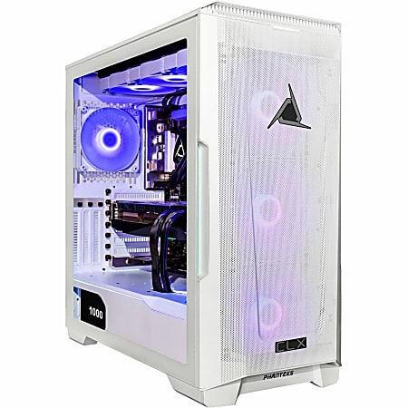 CLX SET Gaming Desktop PC, Intel Core i9, 64GB Memory, 1TB SSD, 6TB Hard Drive, NVIDIA GeForce RTX 4090 24 GB GDDR6X, White - TGMSETRTH2A13WM