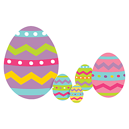 Amscan Easter Eggs 5-Piece Yard Sign Sets, Multicolor, Pack Of 2 Sets