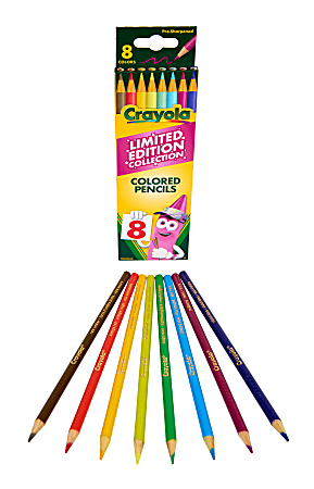 Crayola Limited Edition Colors Colored Pencils, 8 Ct, School Supplies, Coloring Supplies, Gifts for Kids Ages 5+