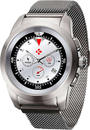 Mykronoz zetime petite on sale elite brushed hybrid smartwatch