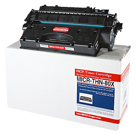 MicroMICR Remanufactured Black High Yield Toner Cartridge Replacement For HP 80X 1, M425, THN-80X 1
