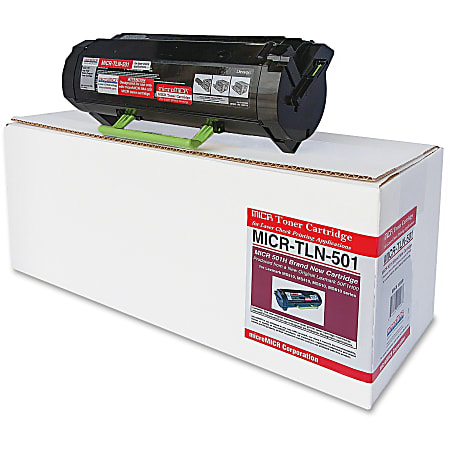 microMICR TLN-501 - Black - compatible - MICR toner cartridge (alternative for: Lexmark 501H) - for Lexmark MS310, MS312, MS315, MS410, MS415, MS510, MS610