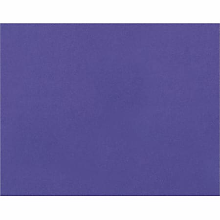 Pacon® Peacock® 100% Recycled Railroad Board, 22" x 28", 4-Ply, Purple, Pack Of 25 Sheets