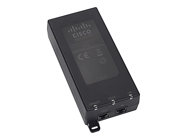 Cisco Power over Ethernet Injector - PoE Input Port(s) - Gigabit Ethernet Output Port(s)