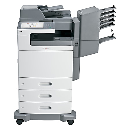 Lexmark X792DTME Floor Standing Color Laser All-In-One Printer, Copier, Scanner, Fax