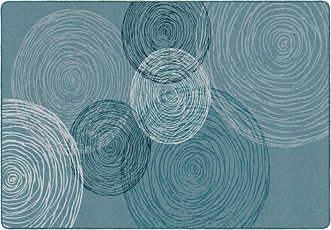 Flagship Carpets Kaleidoscope Rectangular Rug, 100" x 144", Blue